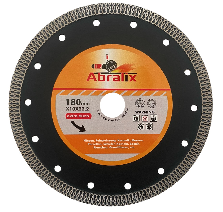 Diamanttrennscheibe Turbo Mesh Ø180mm für Fliesen