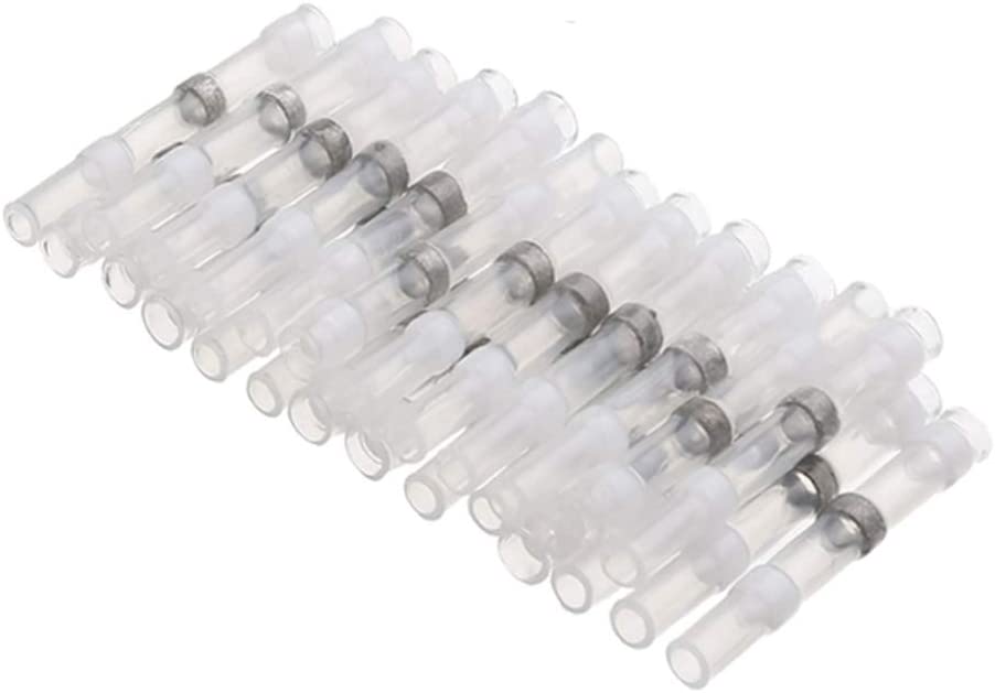 Lötverbinder mit Schrumpfschlauch 0,25-0,34mm² - weiß